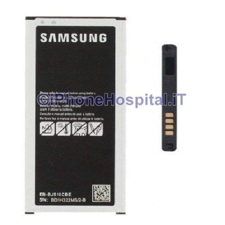 Batteria Samsung EB-BJ510CBE Per Galaxy J5 2016 SM-J510F - 3100 mAh - 1