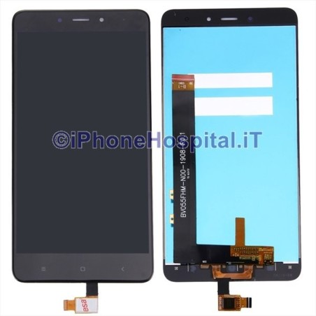 Touch Screen Vetro LCD Display Assemblati per Xiaomi Redmi 4 4X Nero - 5