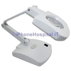 Loupe 3X/8X Lampe LED de bureau 220V Réparation de téléphone portable - 4