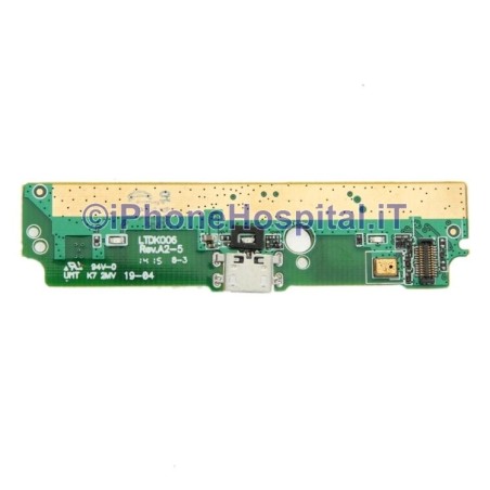 Conector Flat Dock USB para Carregar e Recarregar Dados do Microfone XIAOMI Redmi Note