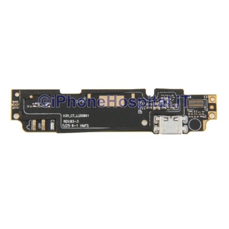 Connettore Flat Dock USB Carica Ricarica Microfono Dati XIAOMI Redmi Note 2 - 1