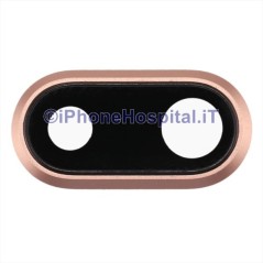 Apple Anillo de lente Lente de cristal Cámara para iPhone 8P Oro