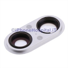 Lens Ring Glass Camera Lens Glass Apple iPhone 8P Silver