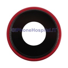 Lens Glass Ring Camera Lens Glass for Apple iPhone XR Red