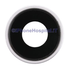 Lens Glass Ring Lens Glass Lens Objective Cam Camera for Apple iPhone XR White