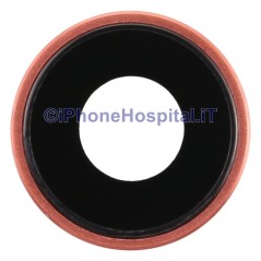 Glass Lens Ring Camera Lens Glass for Apple iPhone XR Pink