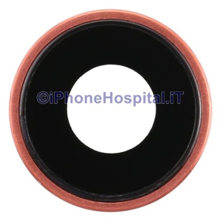 Glass Lens Ring Camera Lens Glass for Apple iPhone XR Pink