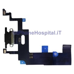 Connettore Carica Dock Microfono Ricarica Flex per Apple iPhone XR Colore Nero - 2