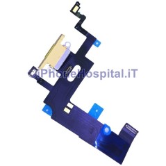 Apple Conector Carga Dock Micrófono Carga Flex para iPhone XR Color Amarillo