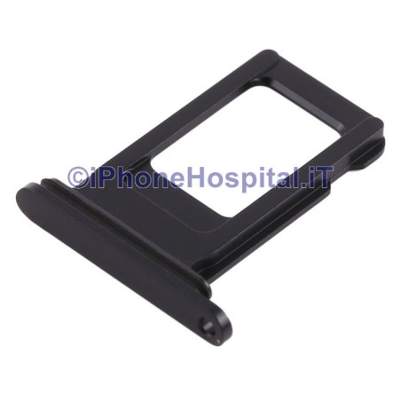 Sim Card Tray Slot Holder for Apple iPhone XR Black Color