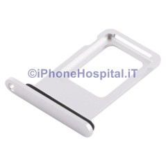 Sim Card Tray Slot Holder for iPhone XR White Color