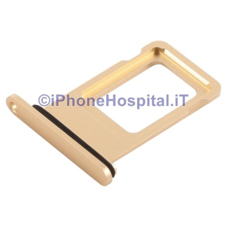 Sim Card Tray Slot Holder for Apple iPhone XR Gold Color