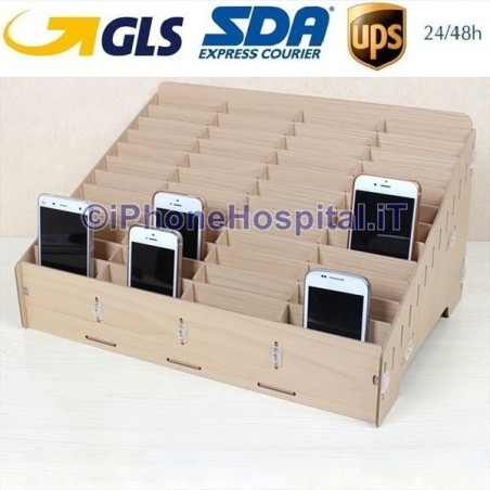 Contenedor 48 Cajas Taller Profesional de Reparación de Telefonía Móvil - 2