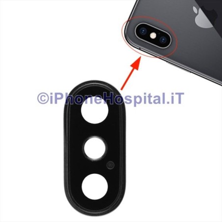 Apple Anillo de lente Lente de cristal Cámara para iPhone XS/XS MAX Blanco - 4