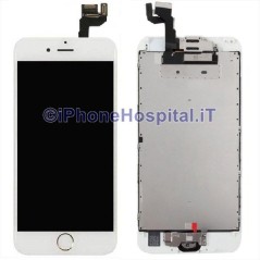 Schermo Vetro Touch Screen 3D Touch Lcd Assemblato Tasto Home iPhone 6S Bian OEM - 7