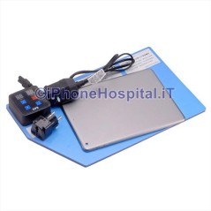 Flexible Heating Pad with opening for warming smartphone and tablet screens