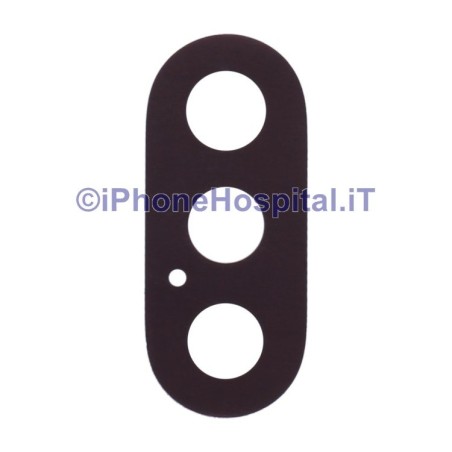 Glass Lens Camera Retro for iPhone X in Black Color