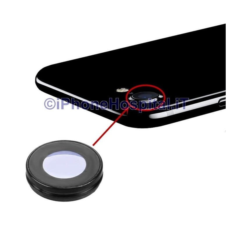 Lente de cámara trasera para iPhone 7 Negro - 1 Lente de cámara trasera para iPhone 7 Negro - 1