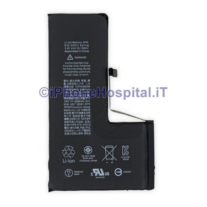 Batería de repuesto para el iPhone XS de Apple Batería de repuesto para el iPhone XS de Apple