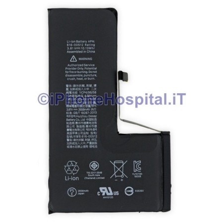 Batteria Pila di Ricambio per Apple iPhone XS