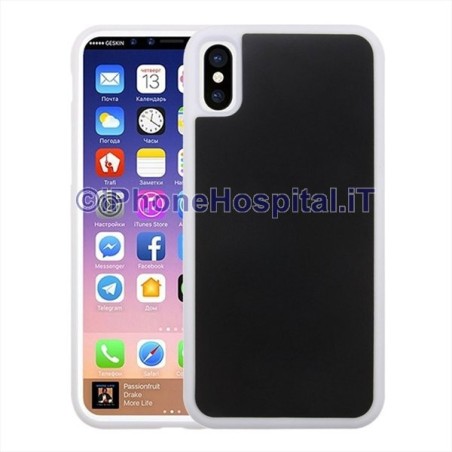 Coque anti-gravité à technologie de micro-succion pour iPhone X/XS (blanc) - 4