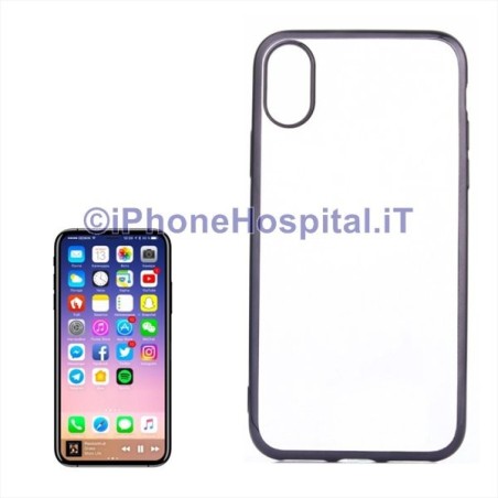 Custodia Protettiva in TPU iPhone X / XS (Nera) - 4