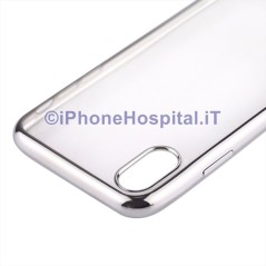 Coque de protection TPU iPhone X / XS (Argent)