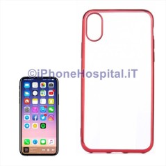 Coque de protection TPU pour iPhone X / XS rouge - 4