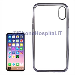Coque de protection TPU iPhone X / XS (Gris) - 5
