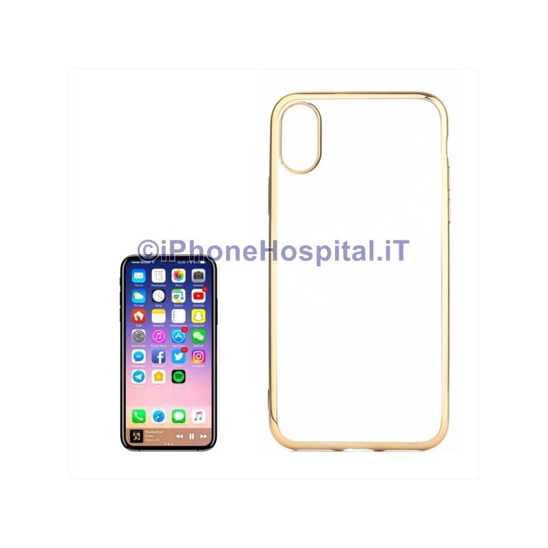 Coque de protection TPU iPhone X / XS (Gold) - 4 Coque de protection TPU iPhone X / XS (Gold) - 4