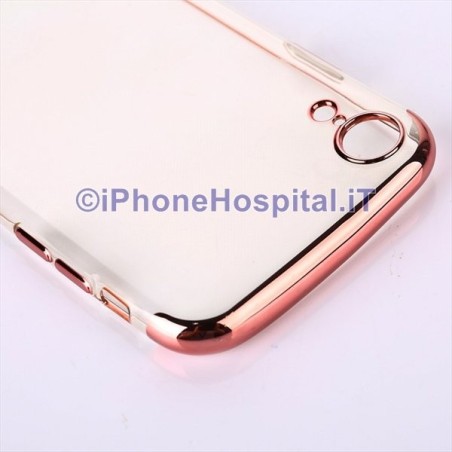 Coque de protection en TPU pour iPhone XR (or rose)