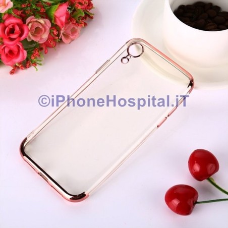 Coque de protection en TPU pour iPhone XR (or rose) - 5