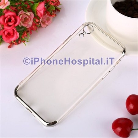 Coque de protection en TPU pour iPhone XR (Argent) - 4