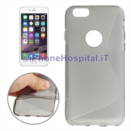 Coque de protection antidérapante en TPU gris pour iPhone 6 Plus et 6S Plus - 1