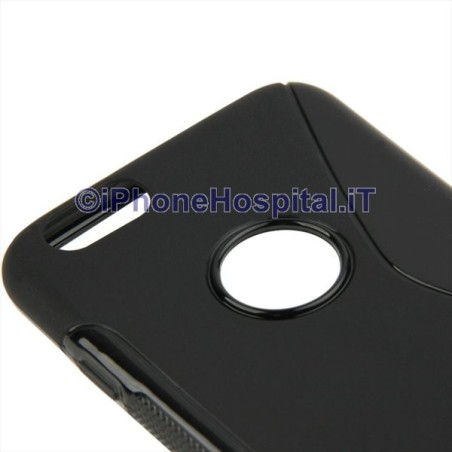 Coque de protection antidérapante en TPU noir pour iPhone 6 Plus et 6S Plus