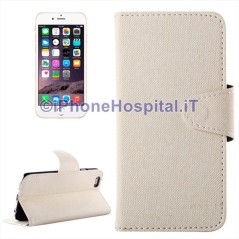 Étui en cuir à fermeture magnétique Porte-cartes pour iPhone 6 Plus/6S Plus Blanc - 3