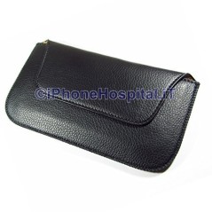 Étui en cuir avec boucle de ceinture noir pour iPhone 6 Plus et 6S Plus et autres - 1