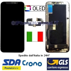 Display LCD Schermo Vetro per iPhone XS Oled Touch Screen - 5