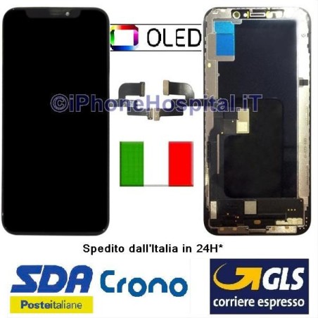 Display LCD Schermo Vetro per iPhone XS Oled Touch Screen  - 5