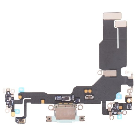 Connettore Ricarica Jack Cuffie Microfono Flat Colore Blue iPhone 15 Apple - 1