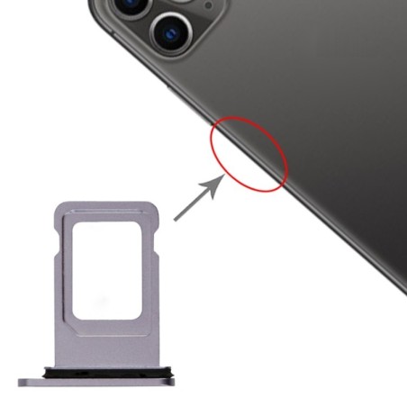 Slot Porta Sim Carrello Carrellino per Apple iPhone 11 Colore Porpora Apple - 1