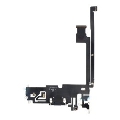 Base Dock Plana Conector Puerto de Carga + Micrófono para iPhone 12 Pro Max Azul