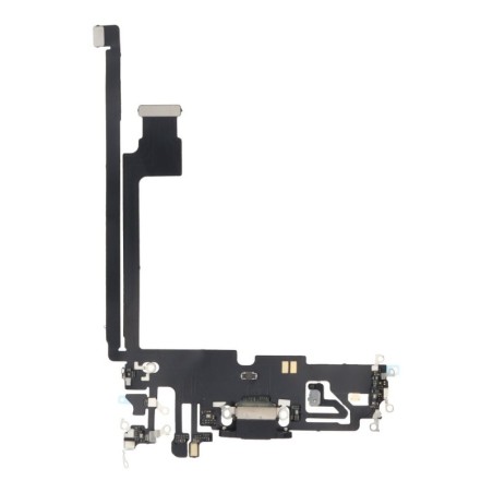 Connettore Porta Flat Ricarica Dock + Microfono per iPhone 12 Pro Max Nero Apple - 1