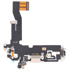 Conector de porta de recarga Dock + Microfone para iPhone 12 Branco