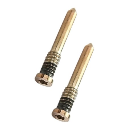 Par de 2 parafusos dourados para iPhone 12 1.229508 - 1