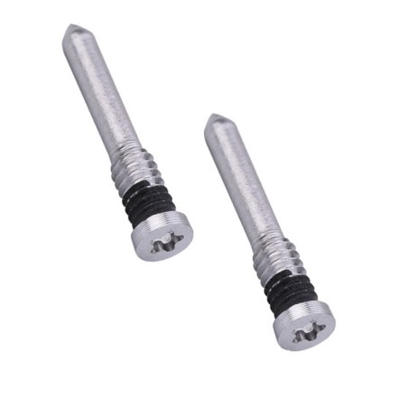 Par de 2 parafusos prateados para iPhone 12