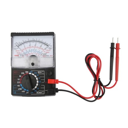 Analog Multimeter and Tester with Cables