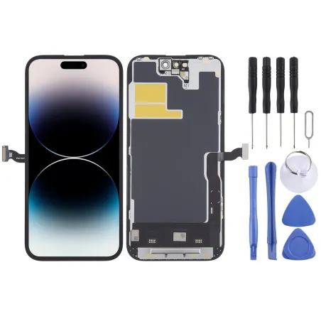 Tela de toque de vidro do LCD Incell para iPhone 14 Pro.