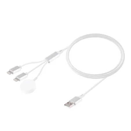 Cable de carga magnético multifuncional 3 en 1 de 8 clavijas para iPhone y Watch