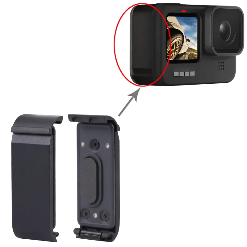 Cobertura lateral de metal para GoPro Hero 9 -10-11 Black Cobertura lateral de metal para GoPro Hero 9 -10-11 Black